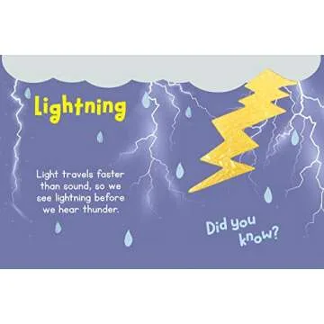 Weather - Children's Touch and Feel Board Book - Sensory Board Book