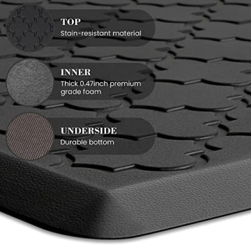 Ergonomic Anti-Fatigue Kitchen Mats Set - 2PCS