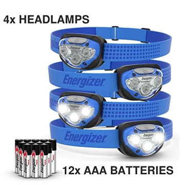 Energizer 4-Pack LED Headlamps for Outdoor Adventures