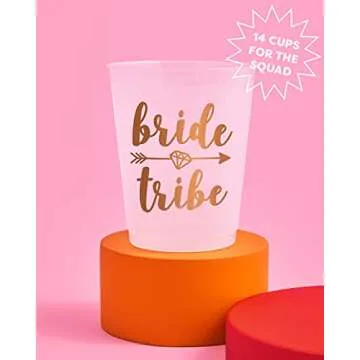 xo, Fetti Bachelorette Bride Tribe Reusable Cups