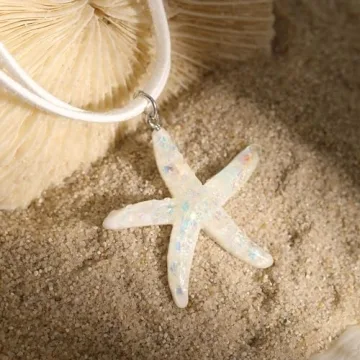 Stylish Starfish Fringe Necklace for Summer Elegance