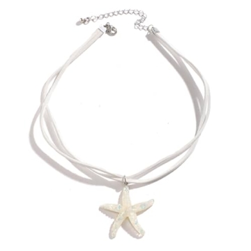 Stylish Starfish Fringe Necklace for Summer Elegance