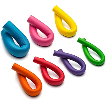 Tifara Beauty Salon Heatless Flexible Hair Rollers Curlers 42-pack 7" Soft Foam Flexi Twist Curling Rods for Short Long Hair