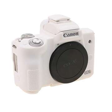 M50 Silicone Cover, TUYUNG Rubber Silicone Camera Case Cover Skin for Canon EOS M50 Digital Camera, ...