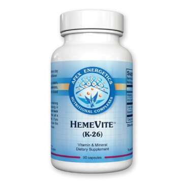 HemeVite (K-26) by Apex Energetics - Comprehensive Nutritional Support