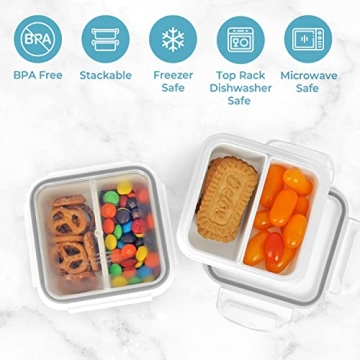 Carrotez Mini Snack Containers Airtight BPA-Free 2-Pack