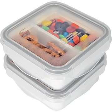 Carrotez Mini Snack Containers Airtight BPA-Free 2-Pack