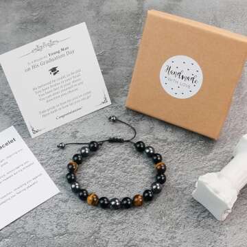 Sereney Graduation Bracelet for Him - Meaningful Gifts