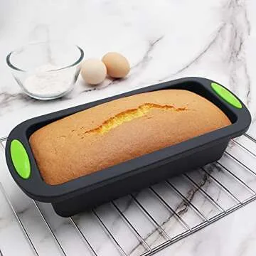 To encounter 41 Pieces Silicone Baking Pan Set, Silicone Cake Molds, Baking Sheet, Donut Pan, Silicone Muffin Pan with 36 Pack Silicone Baking Cups, Dishwasher Safe