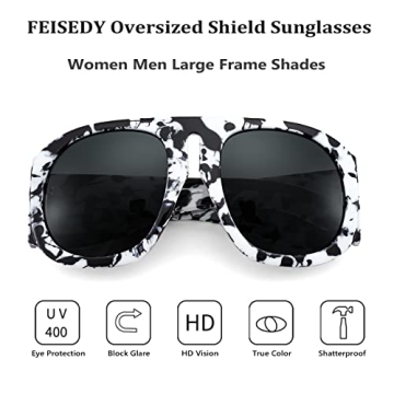 FEISEDY Retro Aviator Sunglasses for Stylish Sun Protection