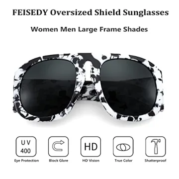 FEISEDY Retro Aviator Sunglasses for Stylish Sun Protection