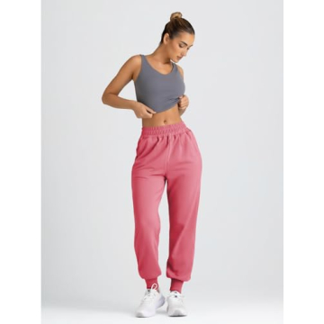 Yovela Pink Sweatpants for Women Trendy Stylish Comfortable