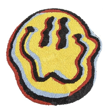 Estmy Funny Retro Bathroom Rug - Non Slip & Washable