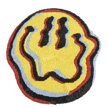 Estmy Funny Retro Bathroom Rug - Non Slip & Washable