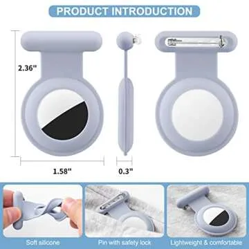 Discreet Hidden AirTag Holder for Kids and Adults