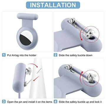 Discreet Hidden AirTag Holder for Kids and Adults