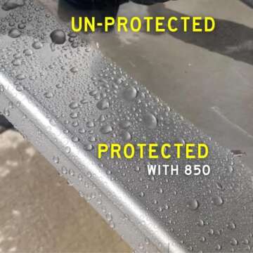 Collinite 850 Metal Wax & Polish Removes Rust & Prevents Oxidation in One Step - Heavy Duty Formula Easily Restores and Protects - For Aluminum, Chrome & Stainless Steel (16 fl oz)