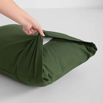 FLXXIE King Microfiber Pillow Cases - Soft & Durable 2 Pack