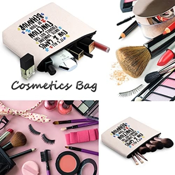 WCGXKO Funny Behavior Therapist Gift Zipper Pouch Makeup Bag For ABA BCBA Behavior Analyst Gift (Fun and Games Behavior)