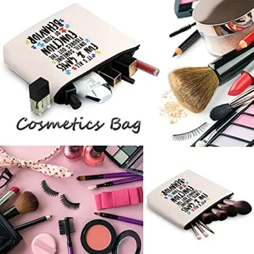 WCGXKO Funny Behavior Therapist Gift Zipper Pouch Makeup Bag For ABA BCBA Behavior Analyst Gift (Fun and Games Behavior)