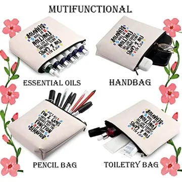 WCGXKO Funny Behavior Therapist Gift Zipper Pouch Makeup Bag For ABA BCBA Behavior Analyst Gift (Fun and Games Behavior)