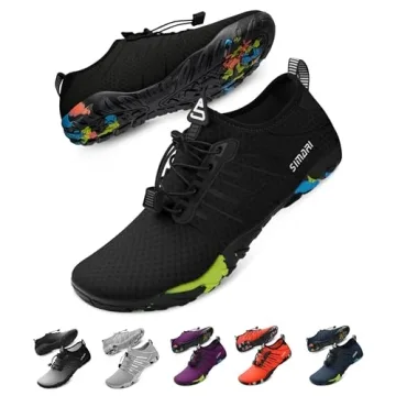 SIMARI Quick-Dry Water Shoes - Breathable Aqua Sports Gear for Beach & Hiking