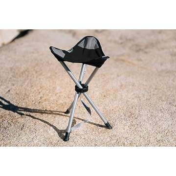 Travel Chair Slacker Tripod Chair for Camping, Lightweight and Portable