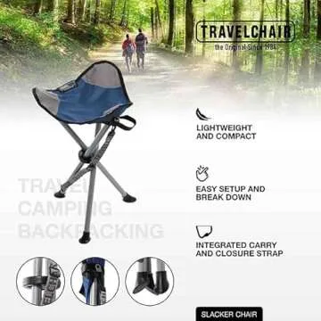 Travel Chair Slacker Tripod Chair for All Outdoor Adventures