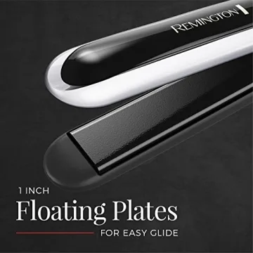 Remington Pearl Pro Ceramic Flat Iron Fast Heat Floating Plates