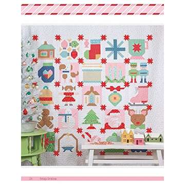 It's Sew Emma Vintage Christmas Quilt Book 206 Pages