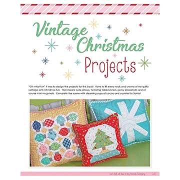 It's Sew Emma Vintage Christmas Quilt Book 206 Pages