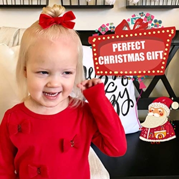 CEELGON Baby Girl Velvet Bow Headbands for Newborns