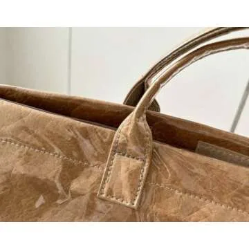 Stylish Women's PVC Tote Handbags for Fall and Winter