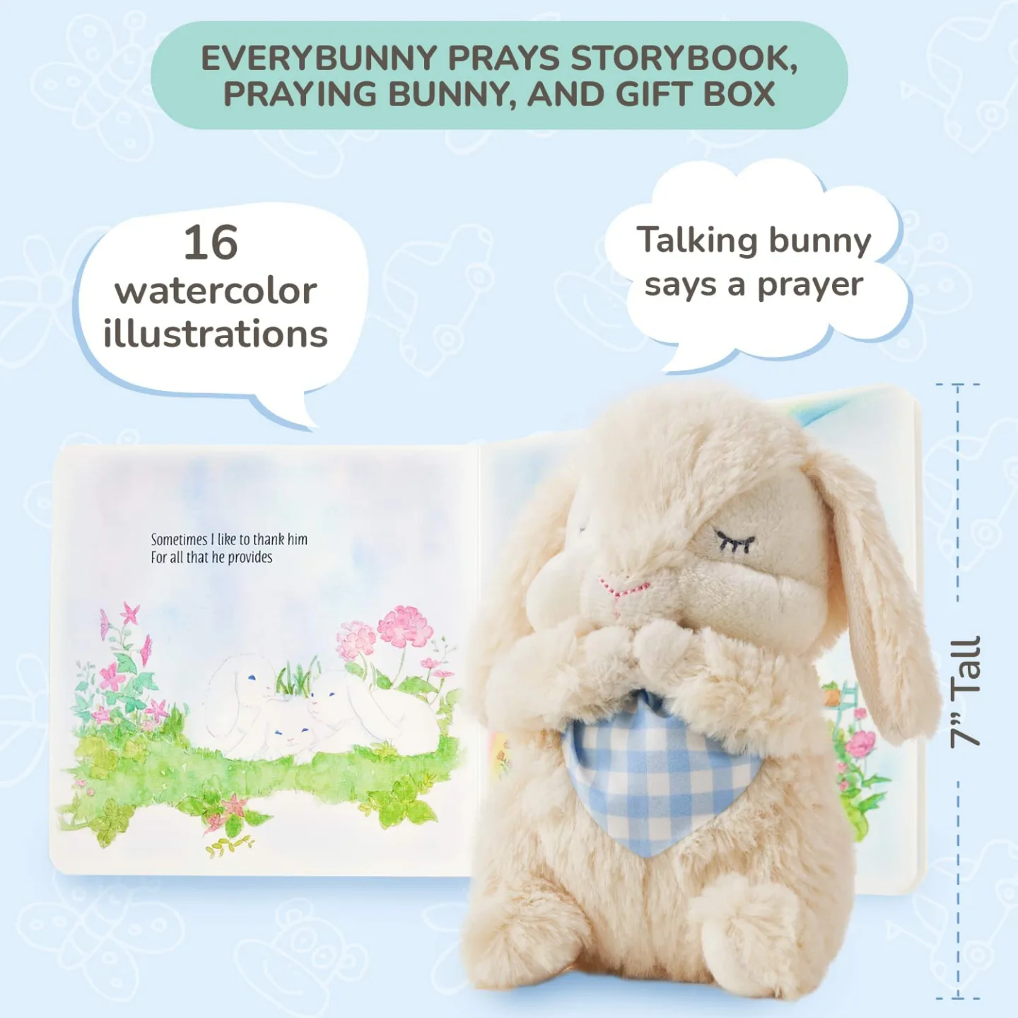 Everybunny Prays Gift Set for Babies and Toddlers