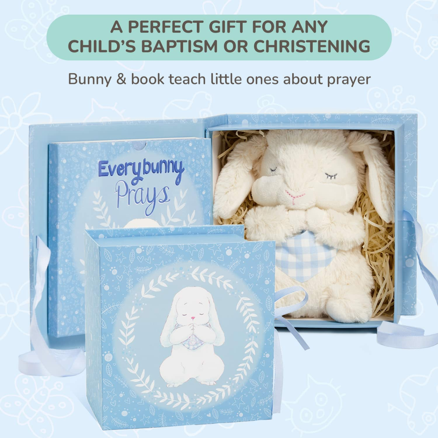 Everybunny Prays Gift Set for Babies and Toddlers