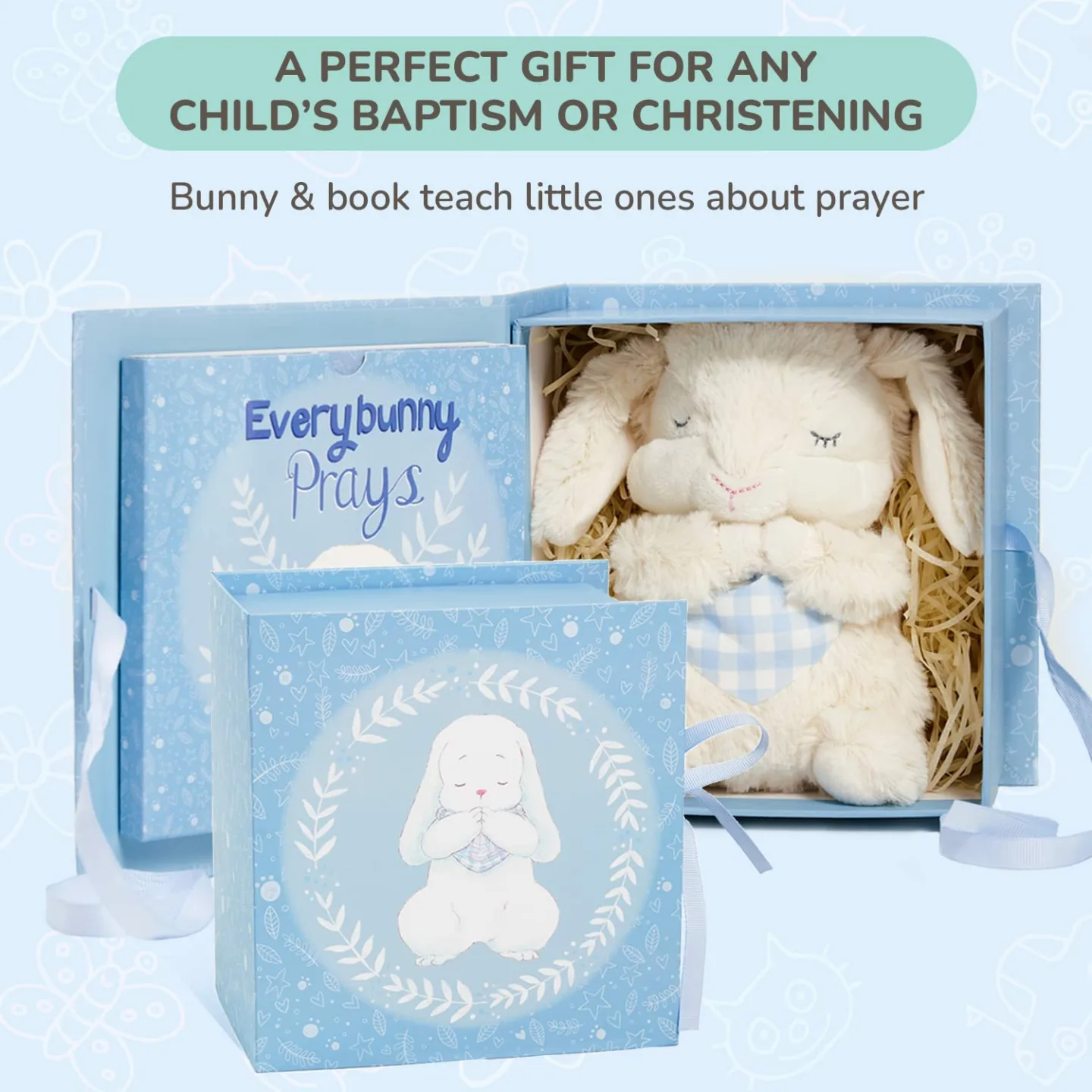 Everybunny Prays Gift Set for Babies and Toddlers