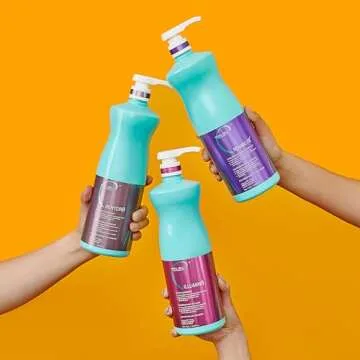 Malibu C REHABILIT8 Smoothing Protein Conditioner (33.8 oz) - Replenishes Hair Protein & Amino Acids to Prevent Breakage - Hydrating Conditioner for Damaged Hair