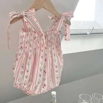 Colorful Boho Summer Romper for Baby Girls - Matching Sets