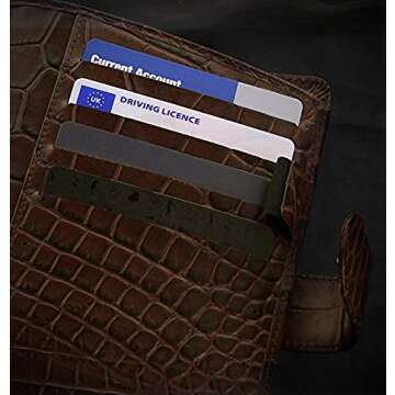 Luxurious Filofax A5 Classic Croc Organiser in Chestnut