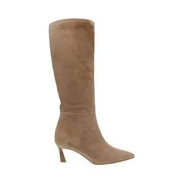 Steve Madden Women's Lavan Knee High Boot - Oatmeal Suede