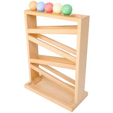Montessori Ball Tracker Wooden Ball Drop - Wood Toys for 3 Year Old - Educational Toy for Baby and T...