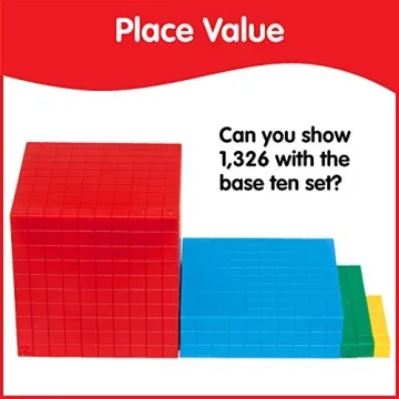 edxeducation Base Ten Counting Blocks Set for Kids