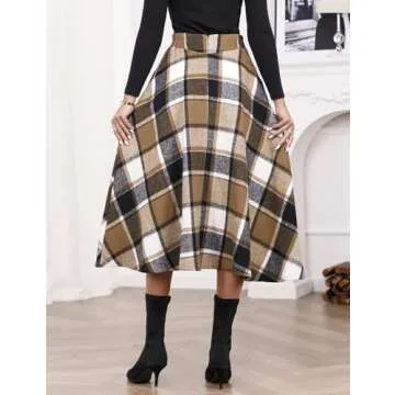 IDEALSANXUN Winter Dresses for Women Stylish Casual Maxi Skirt