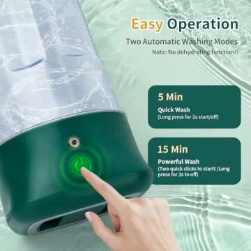 Anbanglin Mini Portable Washing Machine for Travel Laundry