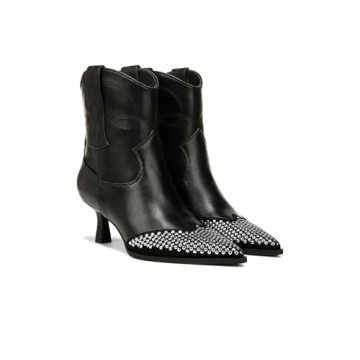 Circus NY by Sam Edelman Women's Yolanda Western Boot - Chic Black Kitten Heel Bootie