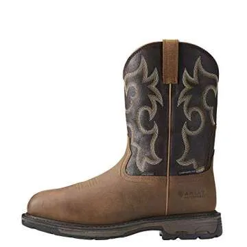 Ariat Men's Workhog H2O 400g Composite Toe Work Boot, Rye Brown/Coffee, 13 D US