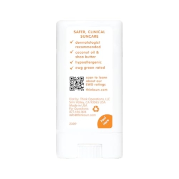 Thinkbaby SPF 30 Sunscreen Stick Safe Natural Water Resistant