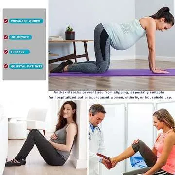 Cooque Non-Skid Yoga Socks for Women - Style & Comfort