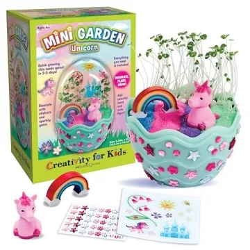 Creativity for Kids Unicorn Terrarium Kit - Fun Mini Garden Craft for Girls