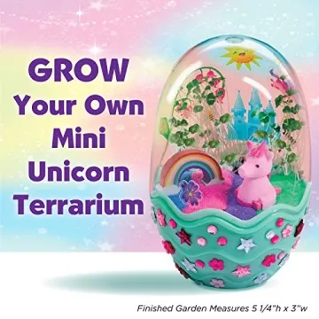 Magical Unicorn Terrarium Kit for Creative Kids Crafts